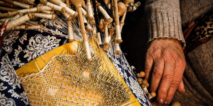 Rendas de Bilros no evento Sharjah Heritage Days